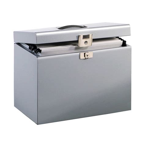 pierre henry a4 metal box file silver|290 x 370 a4 box file.